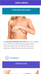 Mobile Screenshot of esthetique-lyon-chirurgie.com