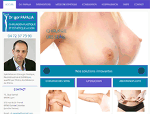 Tablet Screenshot of esthetique-lyon-chirurgie.com